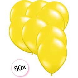 Ballonnen Geel 50 stuks 27 cm